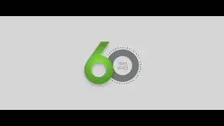 crescent communities 60th anniversary logo animation