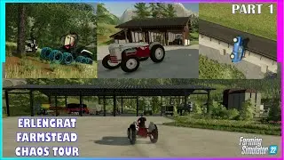 FARM TOUR AND MEGA CORN PRODUCTION | Erlengrat Map | Farming Simulator 22