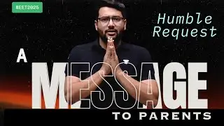 A Message To Parents | NEET UG 2025 | ARG Sir | Unacademy Kota