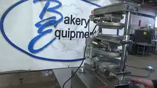Comtec Hydraulic Pie Press, Model: 2200, Running.
