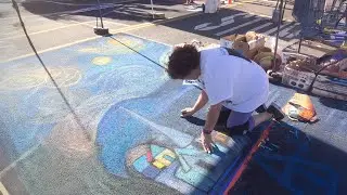 Santa Clarita Chalk Festival 2018 | Naomi Young & SCAA Artists | SCVTV