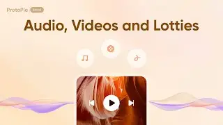 ProtoPie School: Music, video and media player UI | ProtoPie Tutorial