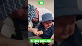 Hasbulla gets ANGRY AT KID who Pinched his CHEEKS AYO SUS BOY #hasbulla #ufc281