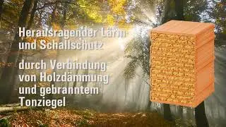 Der holzgef&uuml;llte Mauerziegel: Klimaschutz und Wohngesundheit