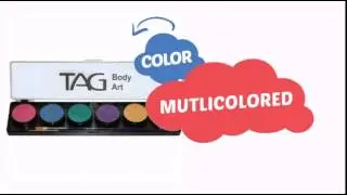 TAG Face Paint 6 Color Palette - Pearl (10g) - ClownAntics.com