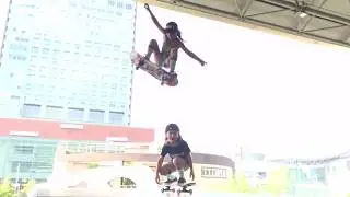 Epic slowmo edit with little rippers Sky & Ocean Awsmkids