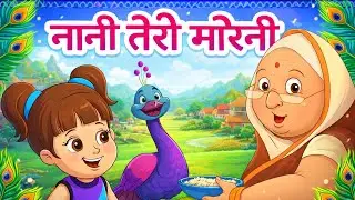 नानी तेरी मोरनी Nani Teri Morni Ko Mor Le Gaye | Mini Masti kids | kids song