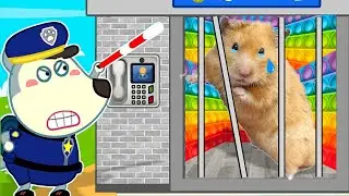 Mr Hamster Escape Police's Prison Run | 🐹 Funny Cartoon by Love Hamster