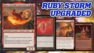 РУБИНОВЫЙ ШТОРМ УЛУЧШЕН! Комбо Legacy Mono-Red Dragons Storm MTG