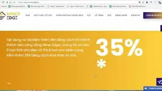 Dự &aacute;n ICO đ&atilde; Miner Edge