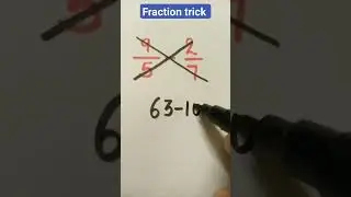 fraction trick #fraction #fractionshorttricks #fractiontricks #shorts #trendingshorts #trending