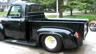 53 ford pick up burnout