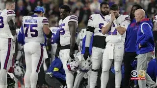 Football fans in Philadelphia react to Buffalo Bills' Damar Hamlin's collapse during game