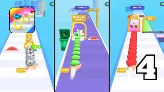 Gem Stack - Gameplay Walkthrough Part 4 Levels 61-80 (Android,iOS)