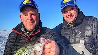 Lake Oahe Ice Crappie