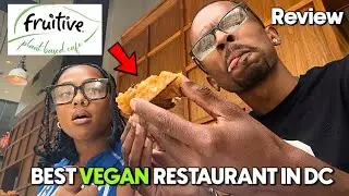WASHINGTON DC/DMV VEGAN FOOD TOUR 🌿| Fruitive Plant Based Cafe Review 🔥