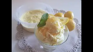 Limonlu Dondurma 🍦Şekersiz Limonlu Dondurma 🍯 Limonlu Dondurma Yapımı 🍋 Evde Limonlu Dondurma