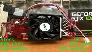 Тест в 9 играх HD 6450(r5 230) в Stock и OC