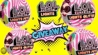 Closed! Giveaway of lol surprise lights glitter series and lol surprise lights glitter pet. Yaydaytv