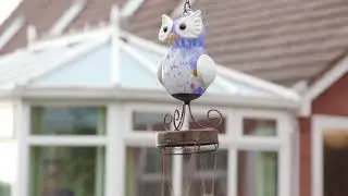 Home to Garden-Solar Owl