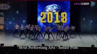 Strut Performing Arts: Small Senior Pom 2018