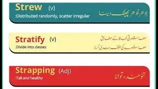 ENGLISH VOCABULARY for Preparation of CSS & PMS Exams