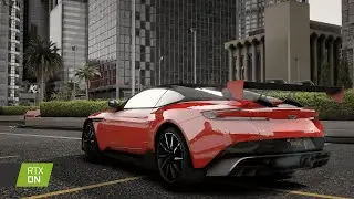 GTA 5 RTX On + Top Level Graphics Mod With Real Life -Aston Martin DB11
