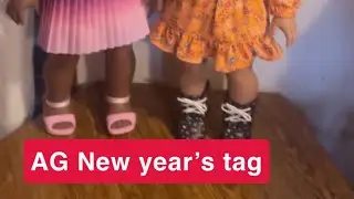 American girl New Years Tag 2025
