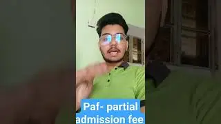 jossa paf (partial admission fee) kya hai ,kitni hai #jossa #iitjee