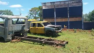 Olha como que est&aacute; ficando o novo Ferro Velho do dinda em Centen&aacute;rio do Sul Paran&aacute;