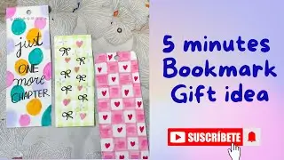 5 Minute Bookmark Gift Idea ✨ DIY Handmade Bookmark #bookmark #diy #5minutecraft #Artncraftbygeetika