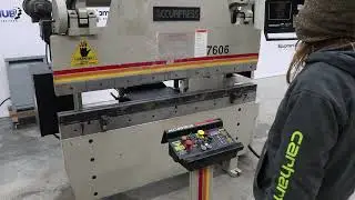 Accurpress 7606 60 Ton Hydraulic CNC Press Brake