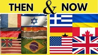 30 Countries&rsquo; Flags | Before & After Independence | Shocking National Transformations