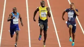 WHAT A RACE 😱 USAIN BOLT vs CHRISTIAN COLEMAN 100M OLYMPIC RACE @Strong_mindset01