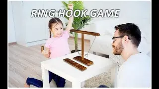 GENORMBRANDT Ring Toss Games for Adults |  Hook and Ring Game with Shot Ladder