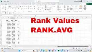 How to Use the Rank.AVG Function in Microsoft Excel to Rank Values With Ease! #msexcel #howto #wow