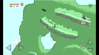 Играю в Fancy pants 4 часть + битва с боссом и аркада