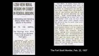 New Deal Art in Kansas and the Salina Mural Controversy, Smoky Hill Museum, Salina KS  10/05/2023