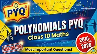 Polynomials PYQ 2015–2025 | Class 10 Maths CBSE #education #maths