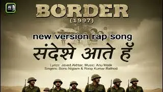 बॉर्डर BORDER SONG 90s Version संदेसे आते हैं new style 