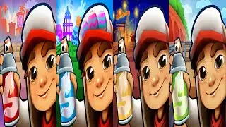 Subway Surfers : Hollywood 2026 🆚 Classic 2025 🆚 Oxford 2022 🆚 Year Of The Snake 2025 