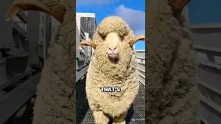 This wool looks unreal #animal #cute #sheep #facts #funny