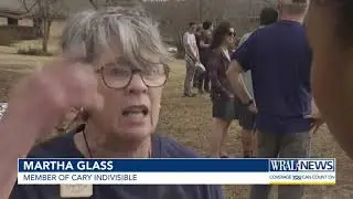 Hundreds assemble for anti-ICE protests across the Triangle