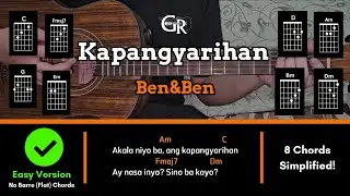 Kapangyarihan🇵🇭 - Ben&Ben | EASY! Guitar Tutorial (CHORDS, STRUMMING PATTERN & LYRICS)