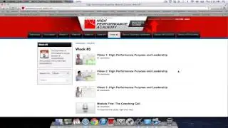 Brendon Burchard's High Performance Academy | Hosted on KAJABI Classic (2012)