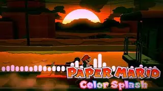Paper Mario Color Splash Sunset Express: Super Mario RPG Style
