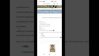 TNUSRB SI Result out...Check in Official Website #tnusrb #SI