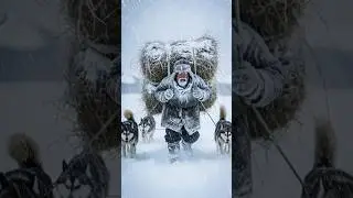 Old Man & Dogs Survive the Frozen Night