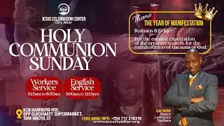 Prayer with Fasting Day 7||Holy Communion Sunday(English Service) || 9th Jan 2026