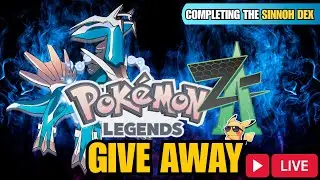 LIVE: Pok&eacute;mon ZA Giveaway + Brilliant Diamond Gameplay | Completing the Pok&eacute;dex 🔥